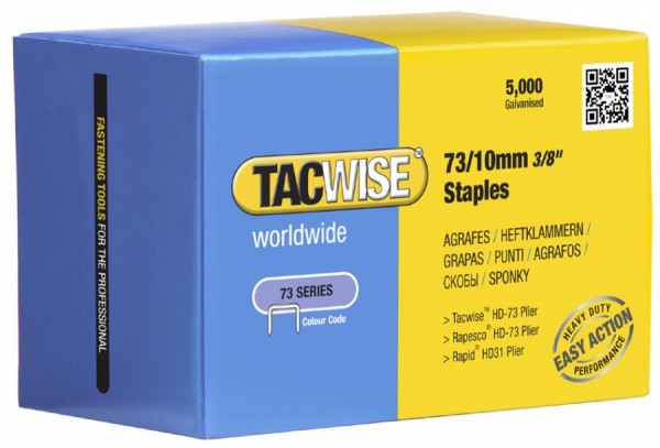 TACWISE Heftklammern 73/8 mm, Edelstahl, 5.000 Stück