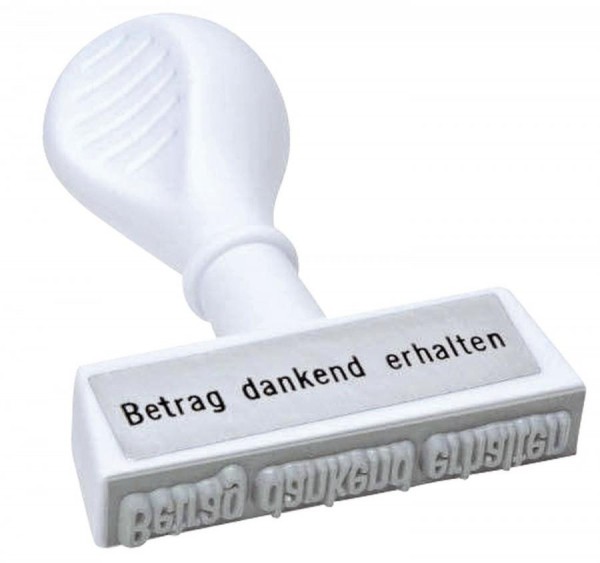 WEDO Textstempel ´BETRAG DANKEND ERHALTEN´