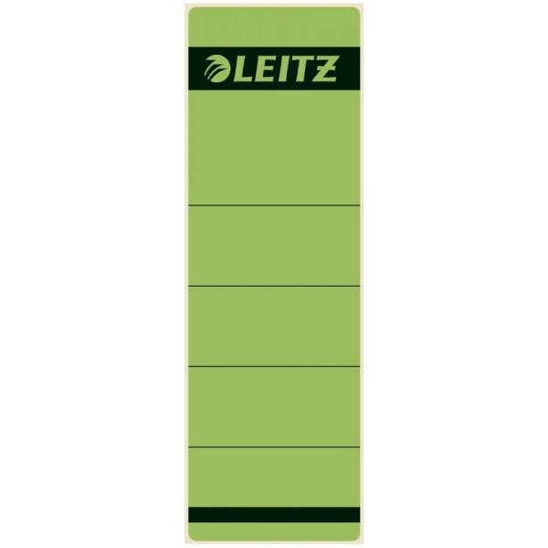 LEITZ Ordnerrücken-Etikett, 61 x 192 mm, kurz, breit, grün