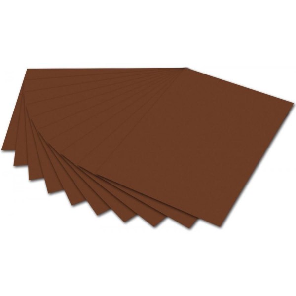 folia Fotokarton, DIN A4, 300 g/qm, schokobraun
