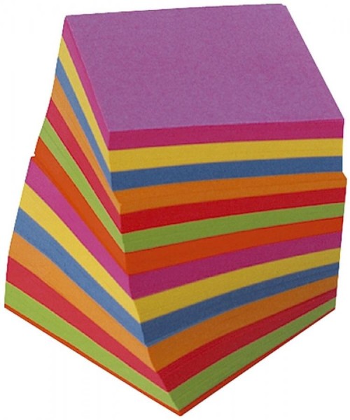 folia Zettelboxeinlage, 90 x 90 mm, 700 Blatt, farbig