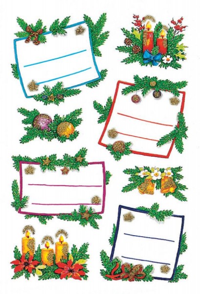 HERMA Weihnachts-Sticker DECOR ´Weihnachtsbriefe´, Widmung