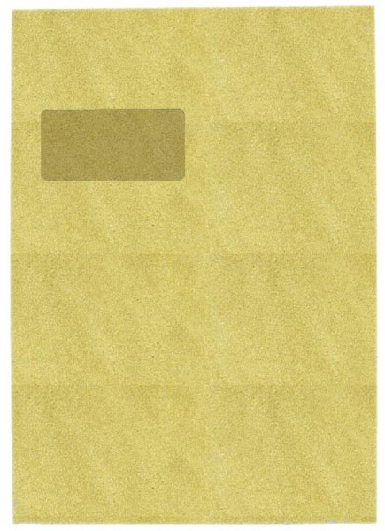 MAILmedia Versandtasche Natron braun, C4, mit Fenster