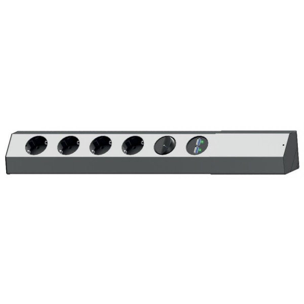 BACHMANN Steckdosenleiste CASIA, 4-fach, USB-Charger