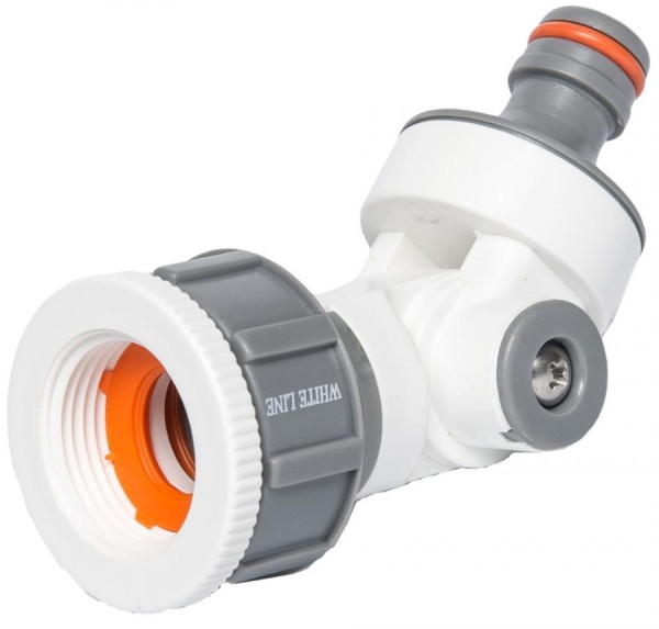 Bradas Gelenk-Hahnstück WHITE LINE, 1 - 3/4" Innengewinde