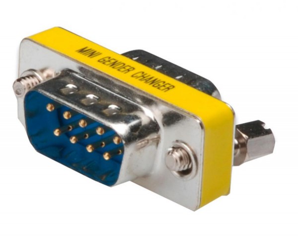 ASSMANN mini Gender Changer, 9 Pol Sub-D, Stecker - Stecker
