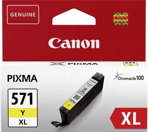 Original Tinte für Canon PIXMA MG5700, CLI-571, gelb HC