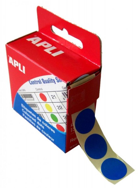 agipa Markierungspunkte, Durchmesser: 15 mm, rund, blau