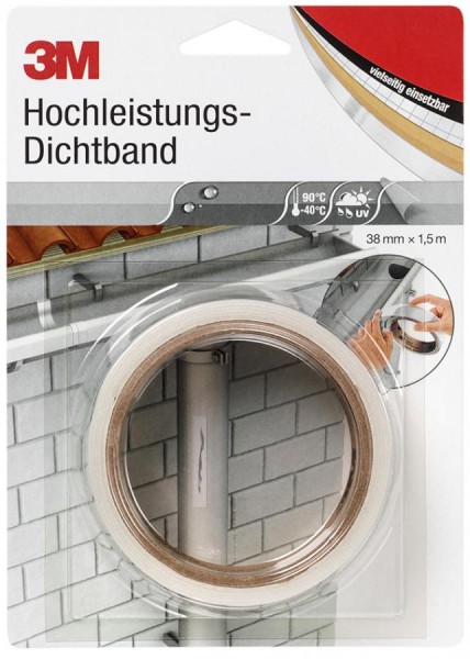 3M Hochleistungs-Dichtband 4411, 50 mm x 33 m, transparent