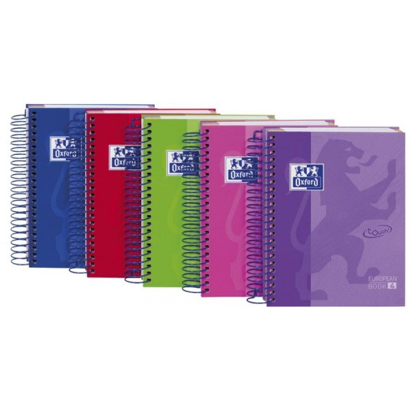 Oxford Collegeblock European Book Touch, DIN A6, kariert