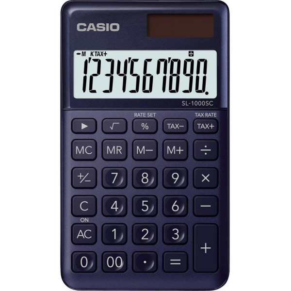 CASIO Taschenrechner SL-1000 SC-NY, Solar-/ Batteriebetrieb