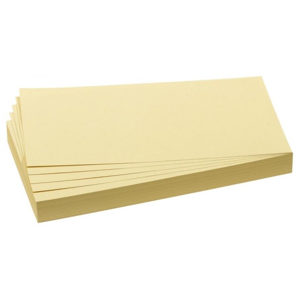 FRANKEN Moderationskarte, Rechteck, 205 x 95 mm, gelb