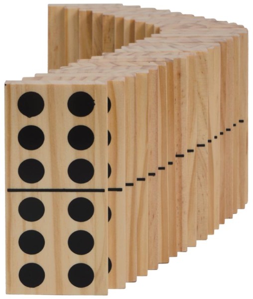 SCHILDKRÖT Jumbo Domino-Set, Spieleklassiker im Großformat