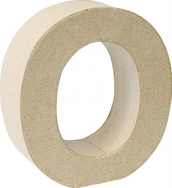 KNORR prandell 3D-Buchstabe ´O´, Pappmaché, 175 x 55 mm