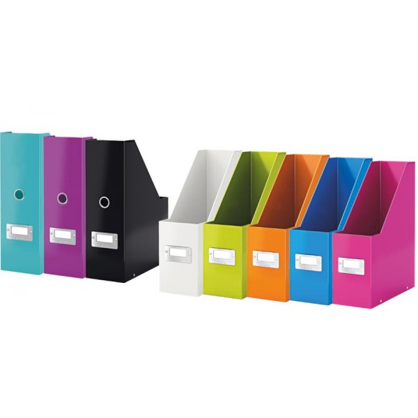 LEITZ Stehsammler Click & Store WOW, A4, Hartpappe, weiß