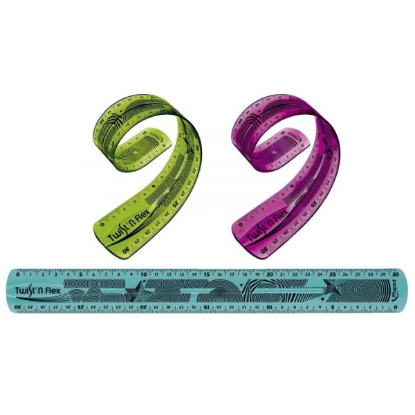 Maped Flachlineal Twist´n Flex, 300 mm, unzerbrechlich