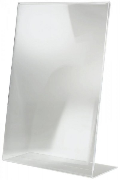sigel Tischaufsteller, Acryl, DIN A3 hoch, schräg, glasklar