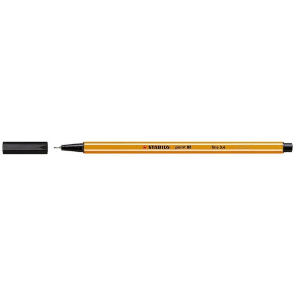 STABILO Fineliner point 88, Strichstärke: 0,4 mm, schwarz
