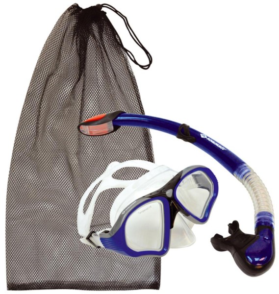 SCHILDKRÖT Schnorchel-Set "Pro Palau", 2-teilig, dunkelblau