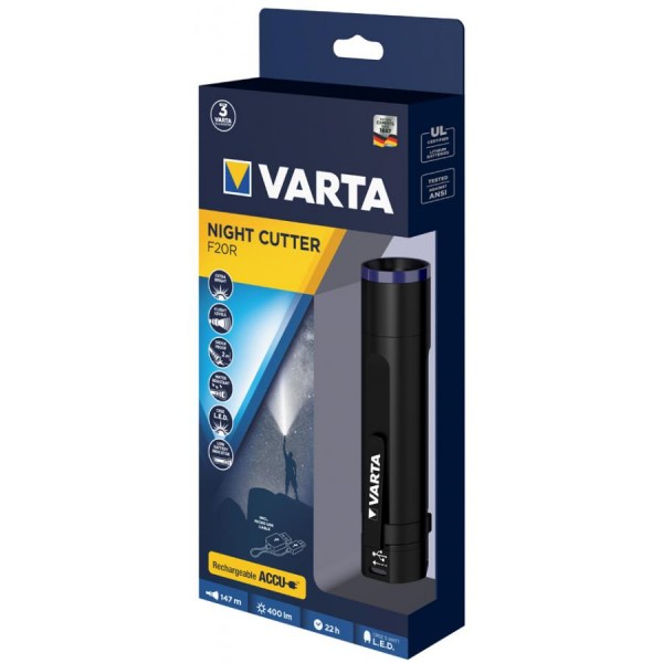 VARTA Premium-Taschenlampe ´NIGHT CUTTER F20R´