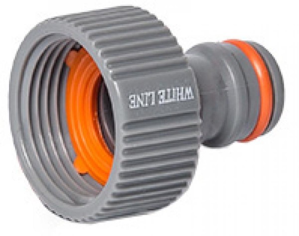 Bradas Hahnstück WHITE LINE, 3/4" Innengewinde, grau