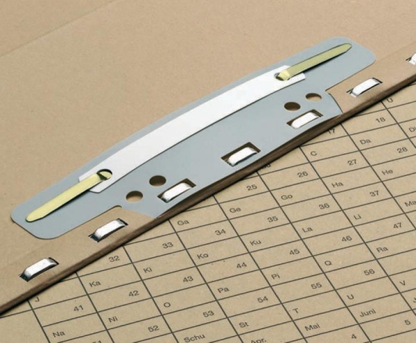 ELBA Einhängeheftstreifen für Registraturen, aus PVC, weiß