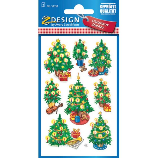 AVERY Zweckform ZDesign Weihnachts-Sticker ´Nikolaus´
