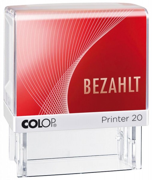 COLOP Textstempel Printer 20 L ´GESCANNT´, mit Textplatte