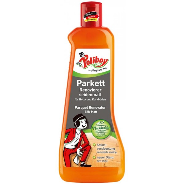 Poliboy Parkett Renovierer seidenmatt, 500 ml