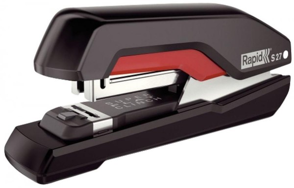 Rapid Flachheftgerät Supreme S27, schwarz/rot