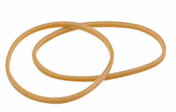 Wonday Gummiringe im Karton, natur, 50 mm, 100 g