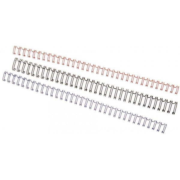 GBC Drahtbinderücken WireBind, A4, 21 Ringe, 12 mm, silber