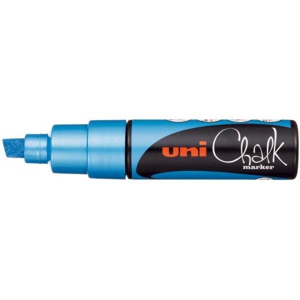 uni-ball Kreidemarker Chalk marker PWE8K, blau metallic