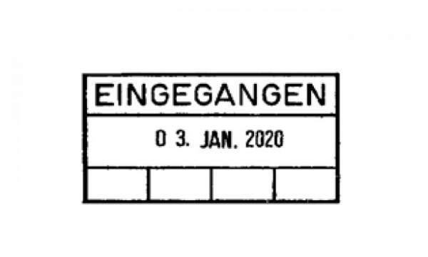 trodat Datumstempel Professional 4.0 5440/L, blau/rot