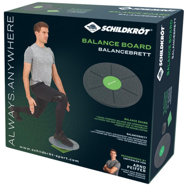 SCHILDKRÖT Balance-Board / Fitnesskreisel, grün/anthrazit