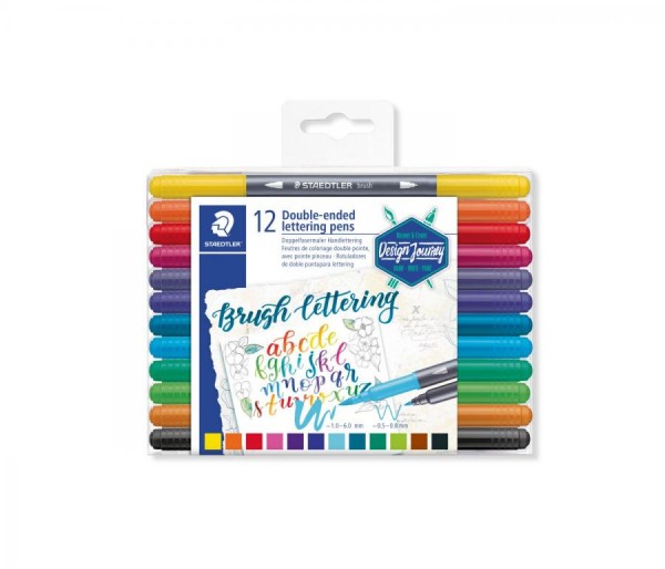 STAEDTLER Doppel-Fasermaler Handlettering Design Journey
