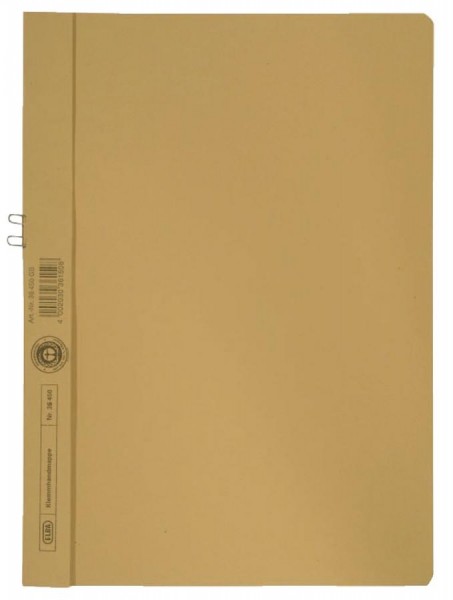 ELBA Klemmhandmappe, DIN A4, ohne Vorderdeckel, gelb