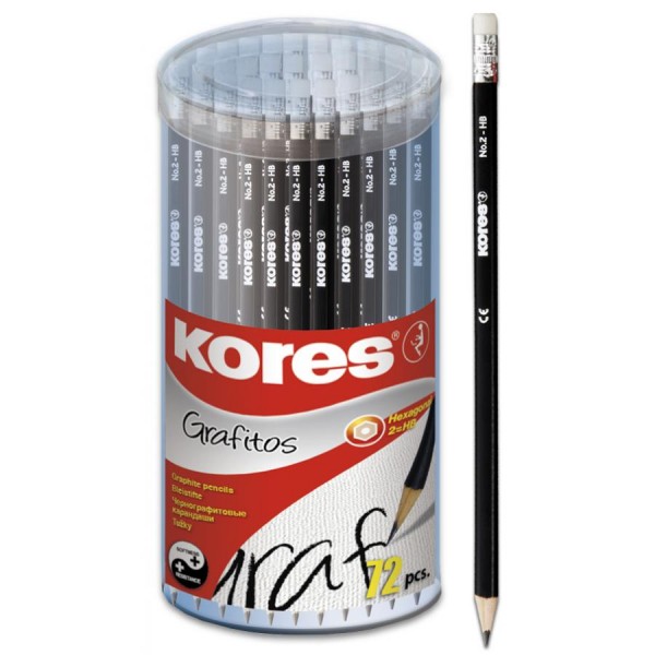 Kores Bleistift ´GRAFITOS´, Härtegrad: HB, sechseckig