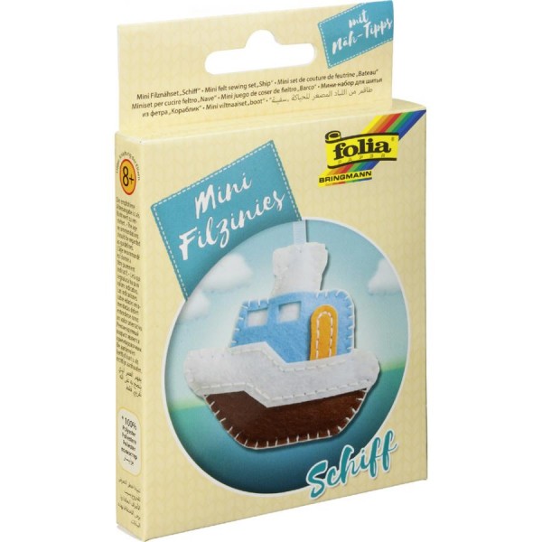 folia Mini Filz-Nähset ´Filzinies´, 6-teilig, Kaktus