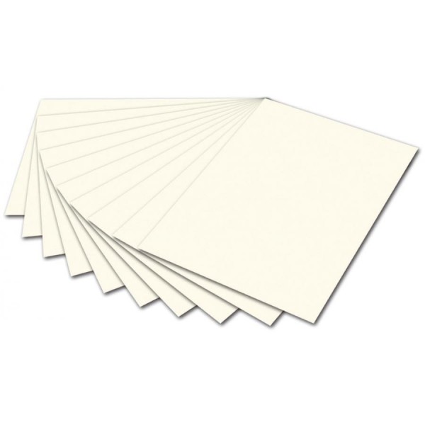folia Fotokarton, DIN A4, 300 g/qm, perlweiß