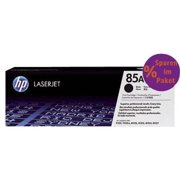 Original Toner für hp LaserJet Pro P1102/P1102W, schwarz, DP
