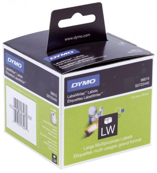 DYMO LabelWriter-Universal-Etiketten, 54 x 70 mm, weiß