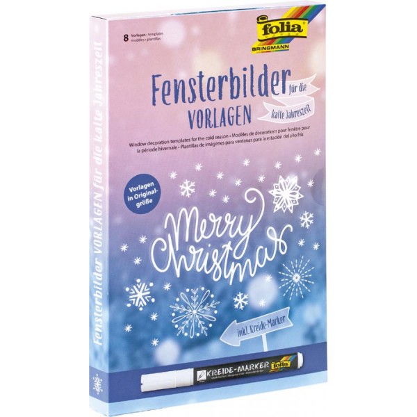 folia Fensterbilder-Vorlage ´Kalte Jahreszeit´