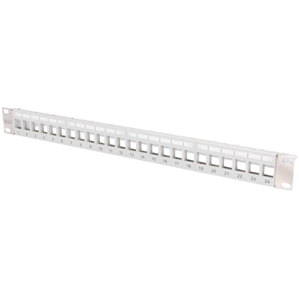 DIGITUS 19" Modular Patchpanel für Keystone Jacks, 1HE