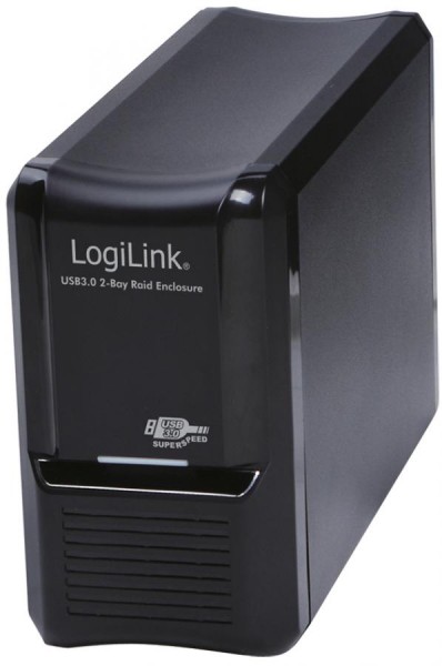 LogiLink Externes RAID Gehäuse, für 2x3,5´ SATA Festplatten