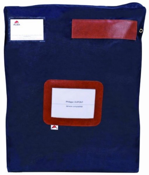 ALBA Banktasche ´POCSOUGM´ mit Dehnfalte, aus Nylon, blau