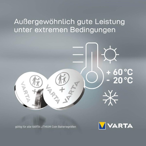 VARTA Lithium Knopfzelle "Electronics", CR2032, 5er Pack