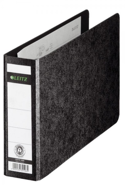 LEITZ Hartpappe-Ordner, 180 Grad, DIN A5 quer, 56 mm,schwarz