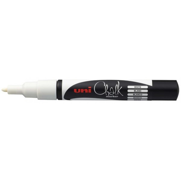 uni-ball Kreidemarker Chalk PWE-3MS, schwarz, Rundspitze