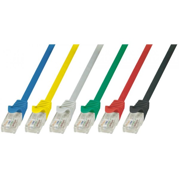 LogiLink Patchkabel, Kat. 5e, U/UTP, 1,5 m, rot